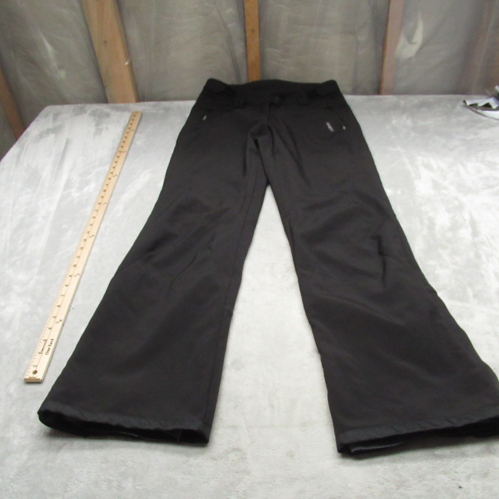 Husky Snow Pants Women Large Black Adjustable Waist Ski Winter Outdoor 32x35